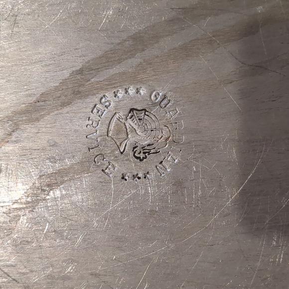 2 Vintage Guardian Service Hammered Aluminum Cookware 12" Oval Roaster - Picture 4 of 5